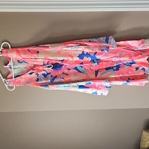 Lilly Pulitzer Pink and Blue Floral Dress